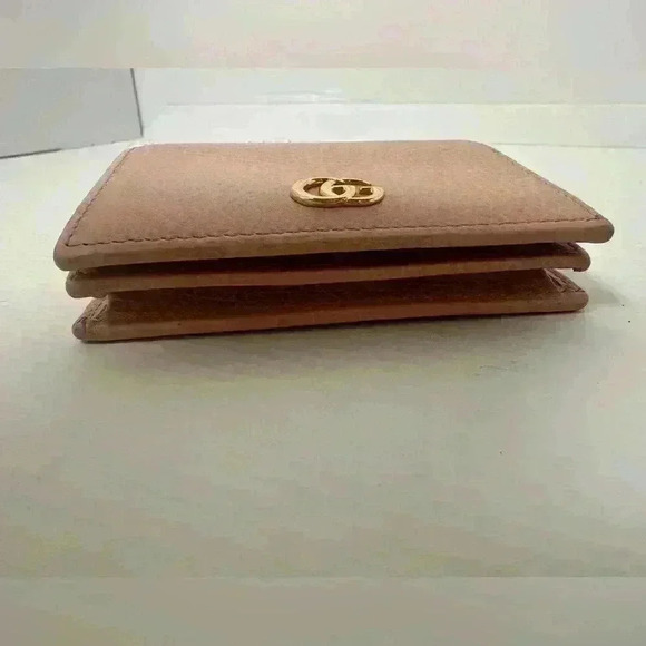 Authentic Gucci compact wallet Pink Beige - Picture 8 of 13